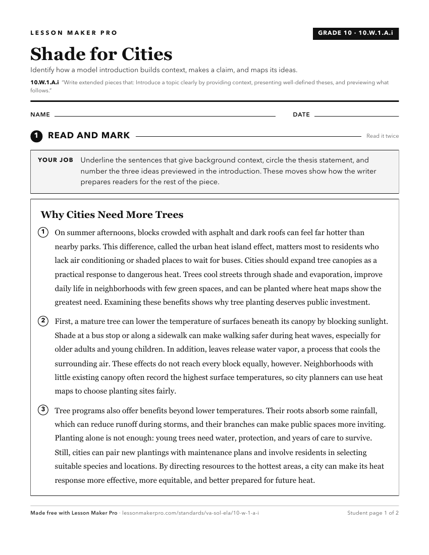 Preview of the 10.W.1.A.i printable worksheet