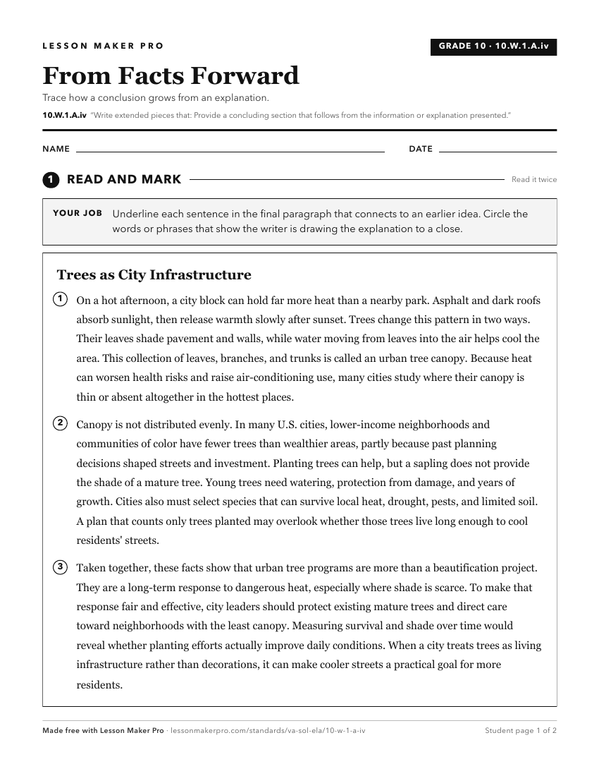 Preview of the 10.W.1.A.iv printable worksheet