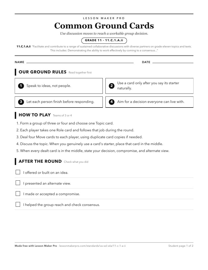 Preview of the 11.C.1.A.ii printable worksheet
