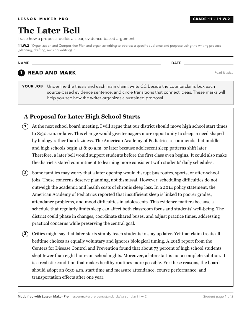 Preview of the 11.W.2 printable worksheet