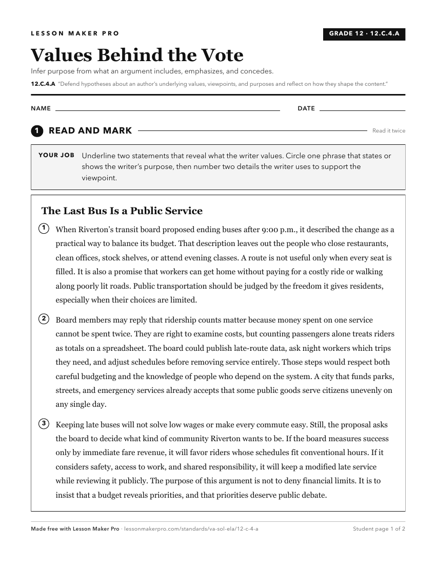 Preview of the 12.C.4.A printable worksheet