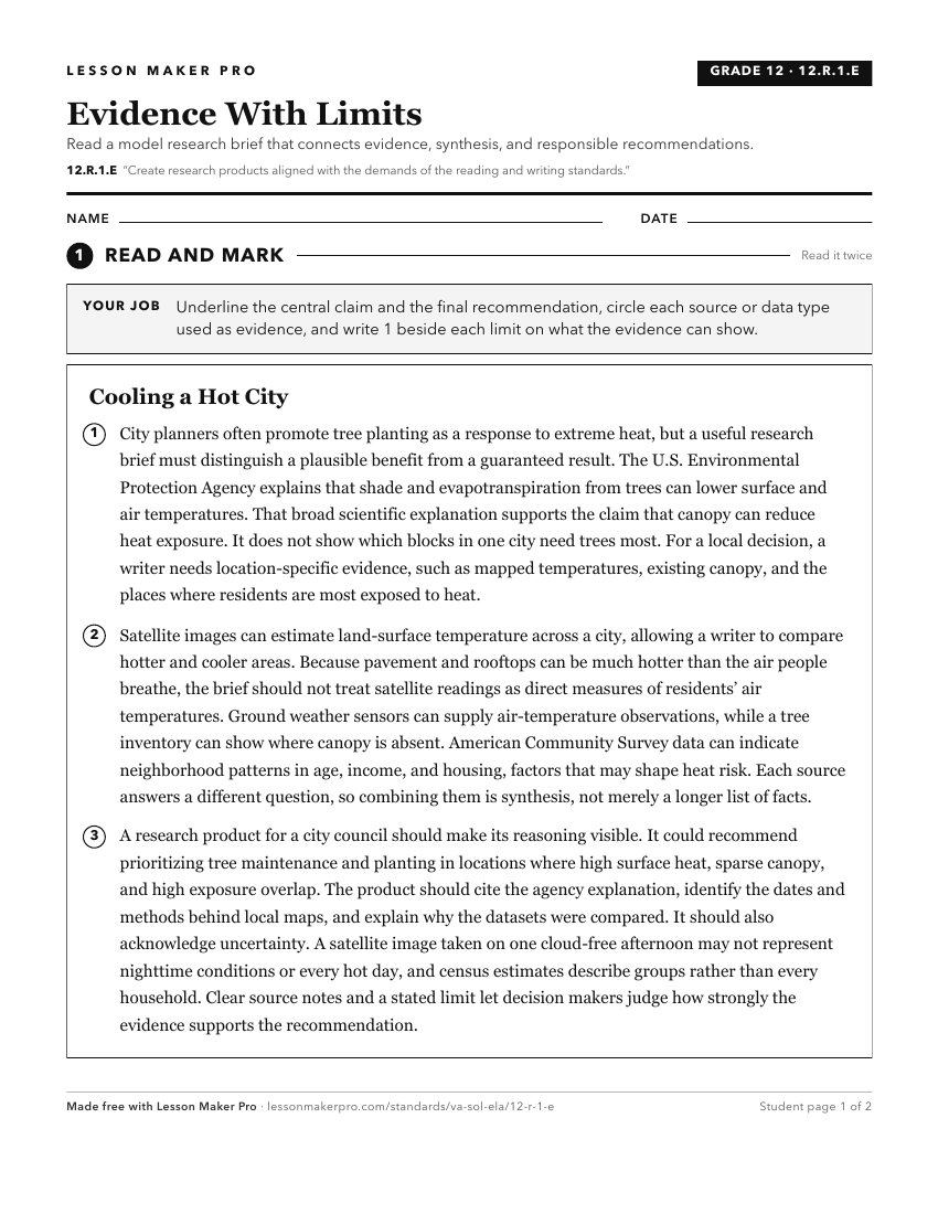 Preview of the 12.R.1.E printable worksheet