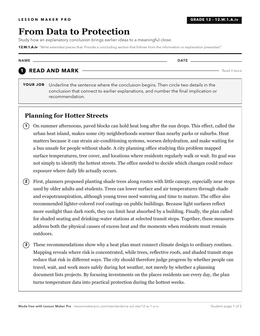 Preview of the 12.W.1.A.iv printable worksheet