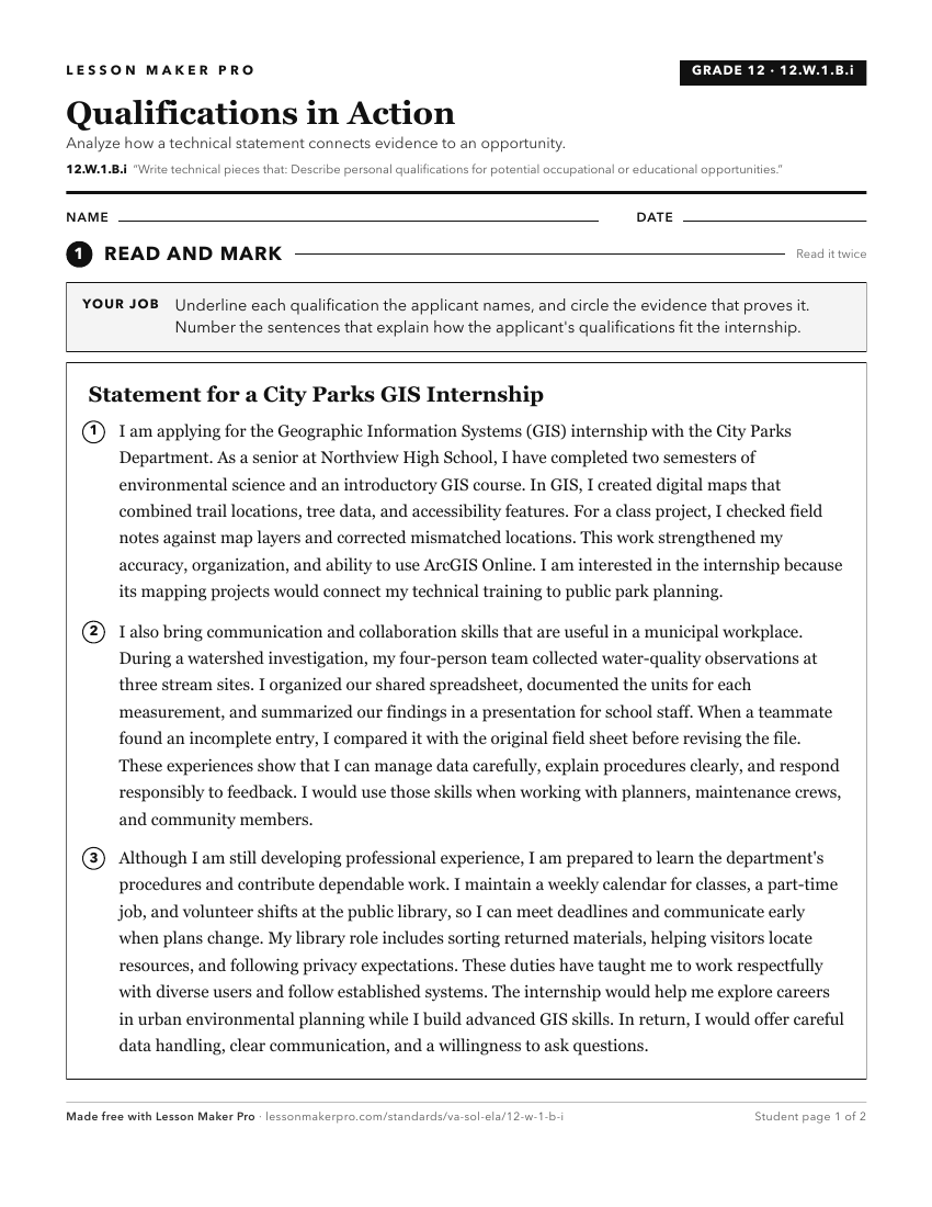 Preview of the 12.W.1.B.i printable worksheet