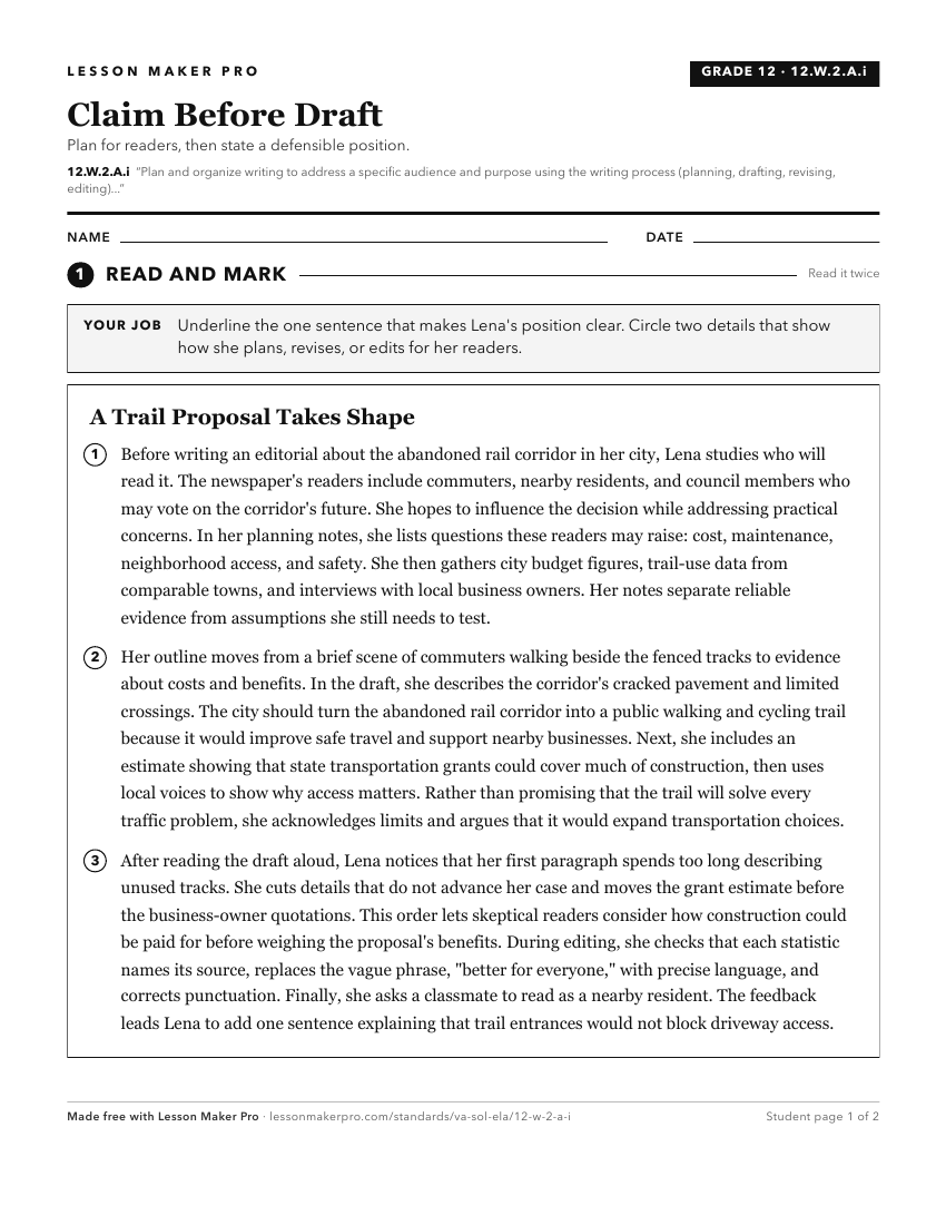 Preview of the 12.W.2.A.i printable worksheet