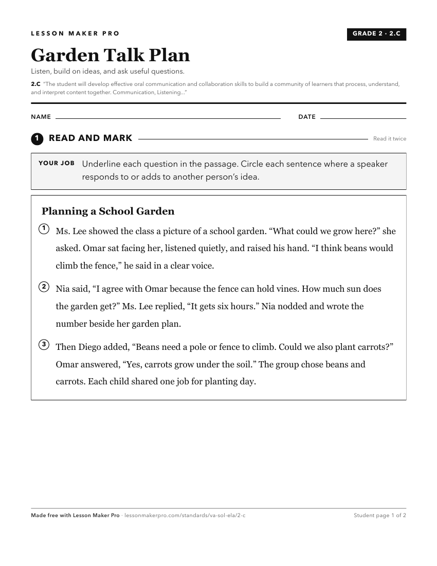 Preview of the 2.C printable worksheet