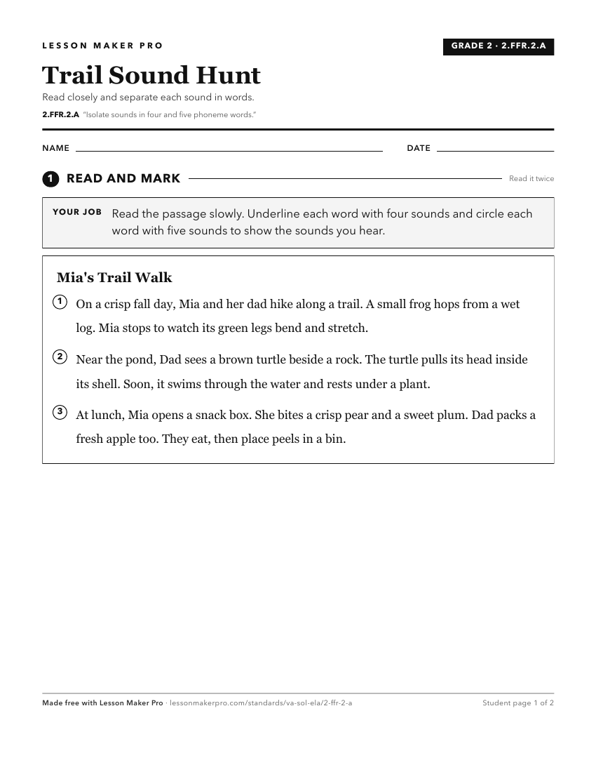 Preview of the 2.FFR.2.A printable worksheet
