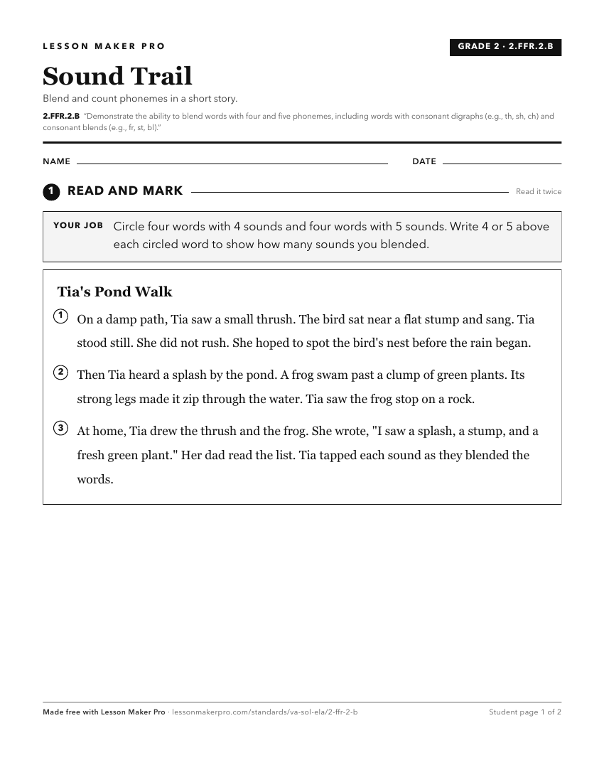 Preview of the 2.FFR.2.B printable worksheet