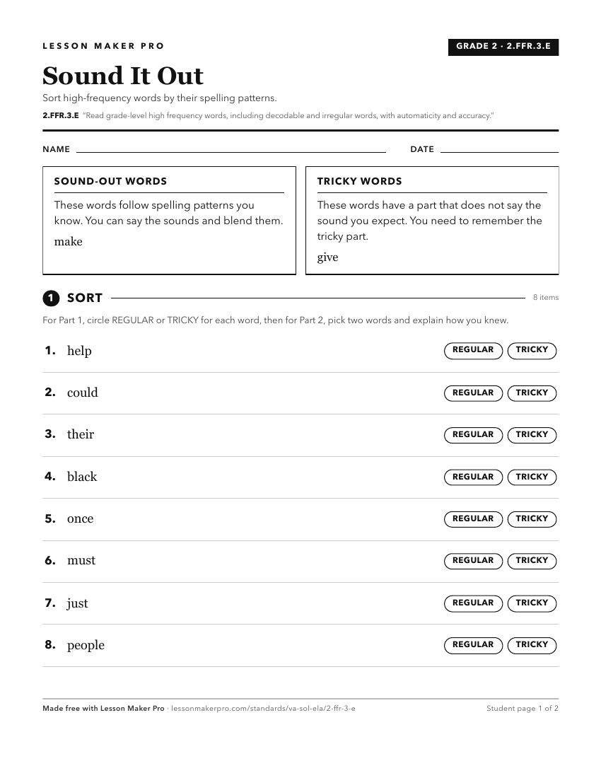Preview of the 2.FFR.3.E printable worksheet