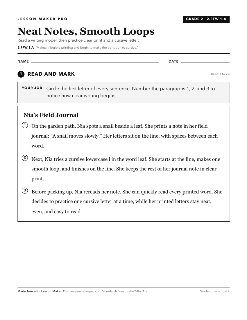 Preview of the 2.FFW.1.A printable worksheet