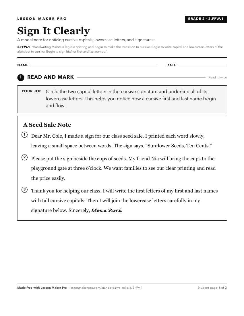 Preview of the 2.FFW.1 printable worksheet