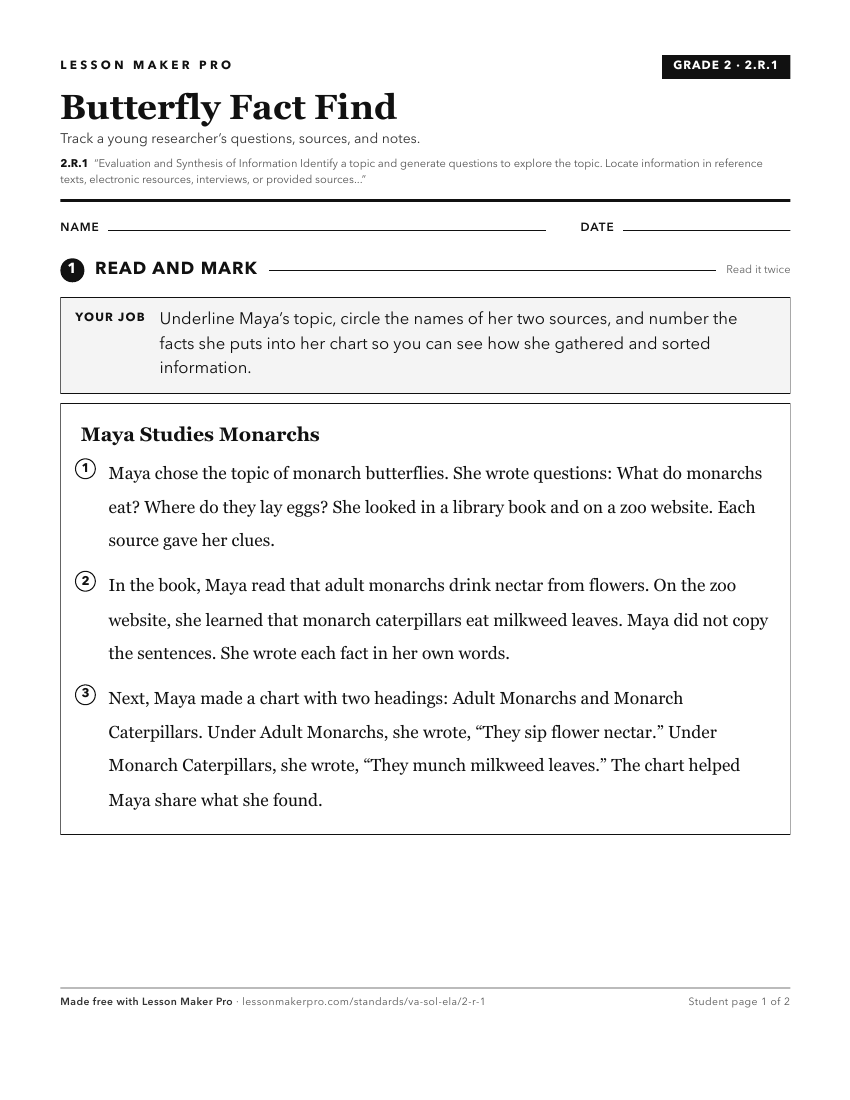 Preview of the 2.R.1 printable worksheet