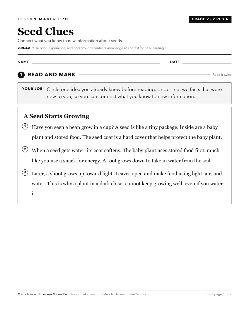 Preview of the 2.RI.3.A printable worksheet
