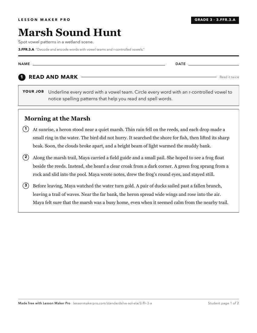 Preview of the 3.FFR.3.A printable worksheet