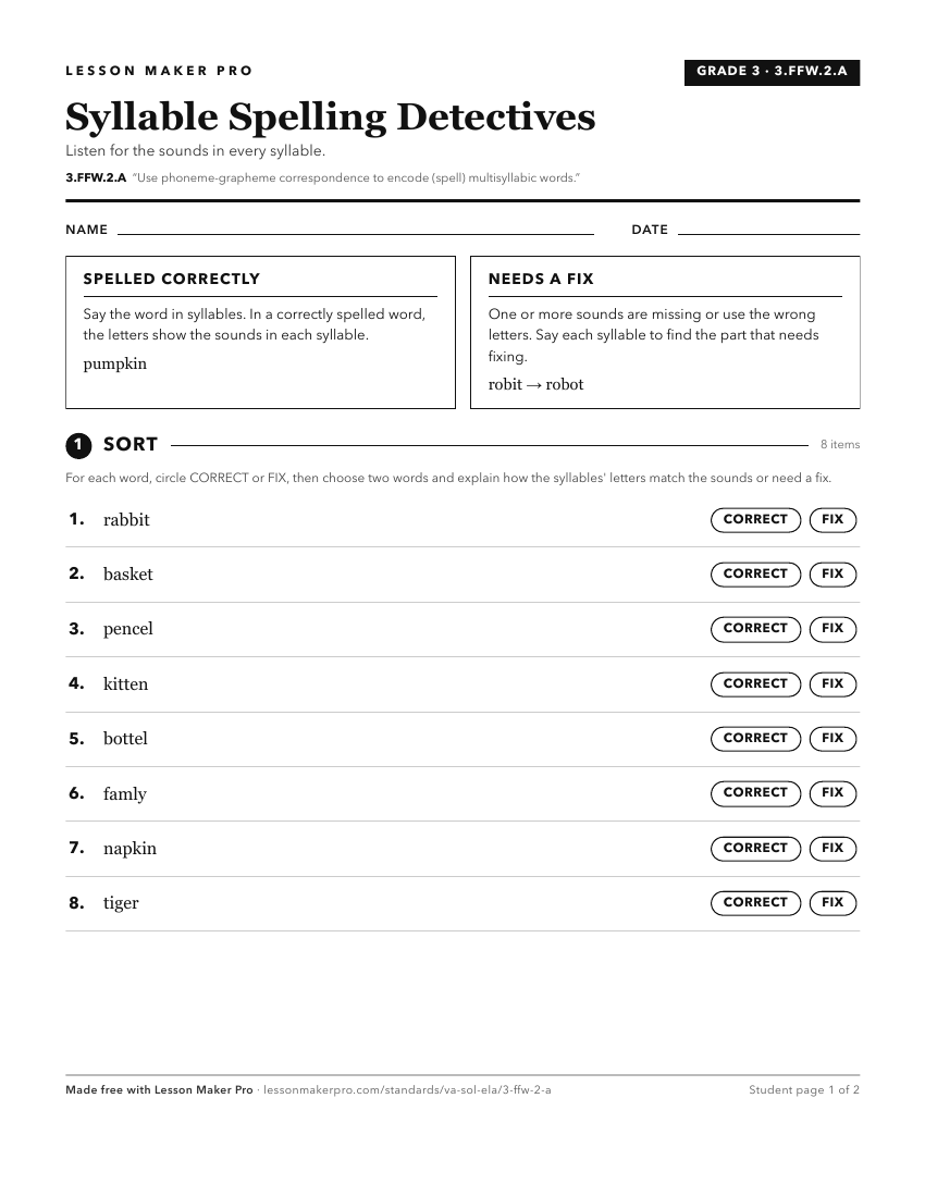Preview of the 3.FFW.2.A printable worksheet