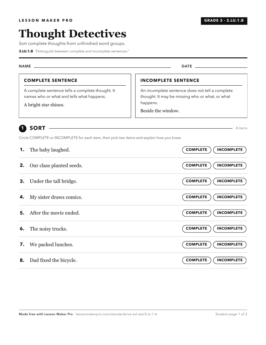 Preview of the 3.LU.1.B printable worksheet