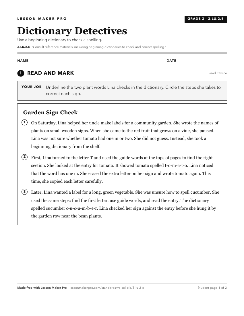 Preview of the 3.LU.2.E printable worksheet