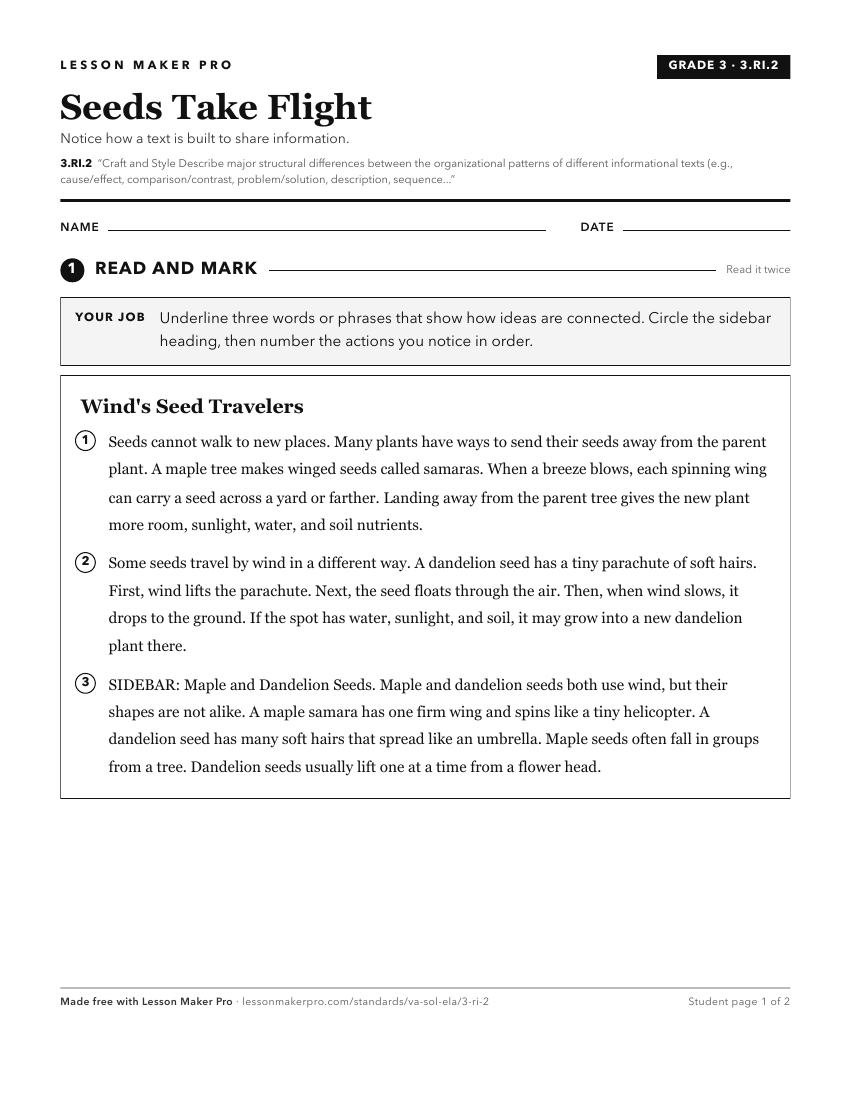Preview of the 3.RI.2 printable worksheet