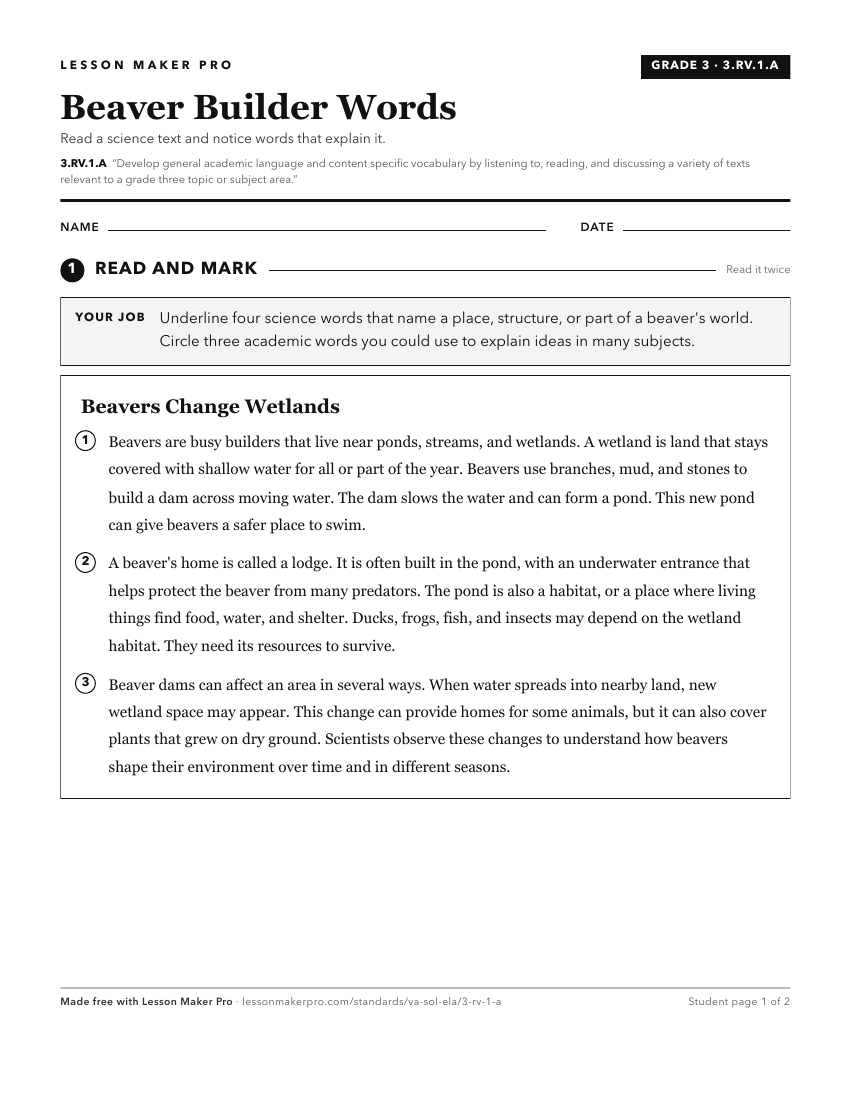Preview of the 3.RV.1.A printable worksheet