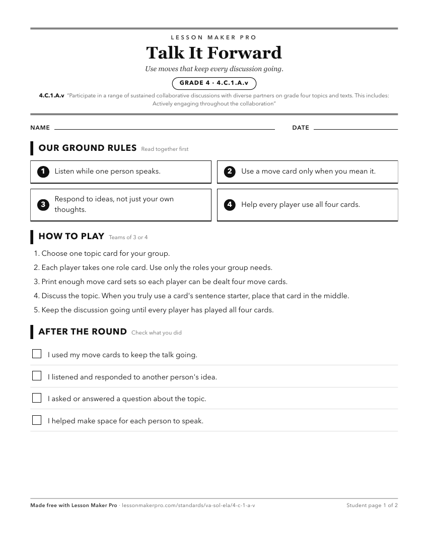Preview of the 4.C.1.A.v printable worksheet
