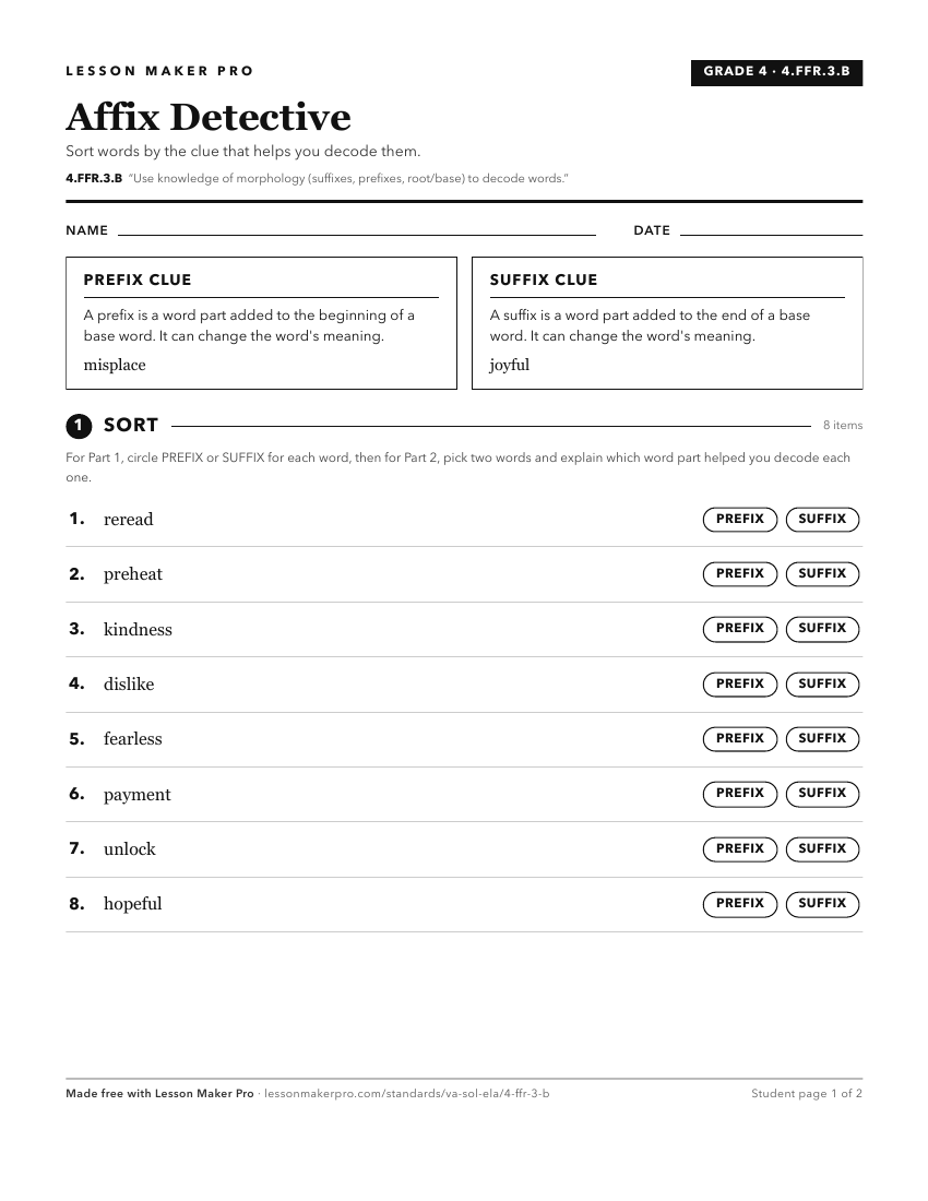 Preview of the 4.FFR.3.B printable worksheet