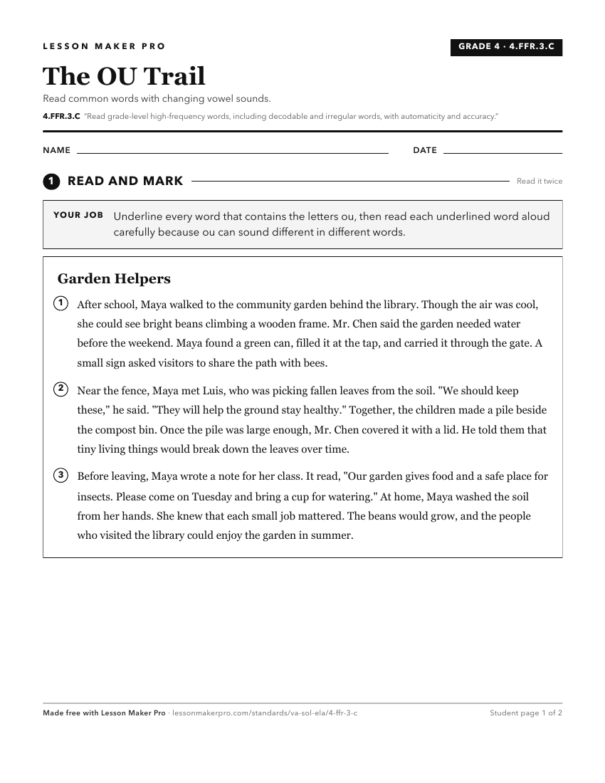 Preview of the 4.FFR.3.C printable worksheet