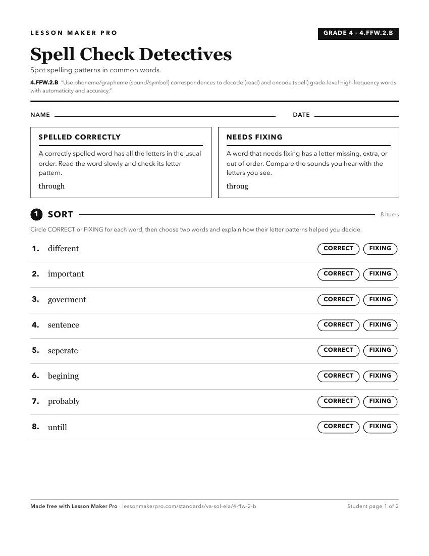 Preview of the 4.FFW.2.B printable worksheet