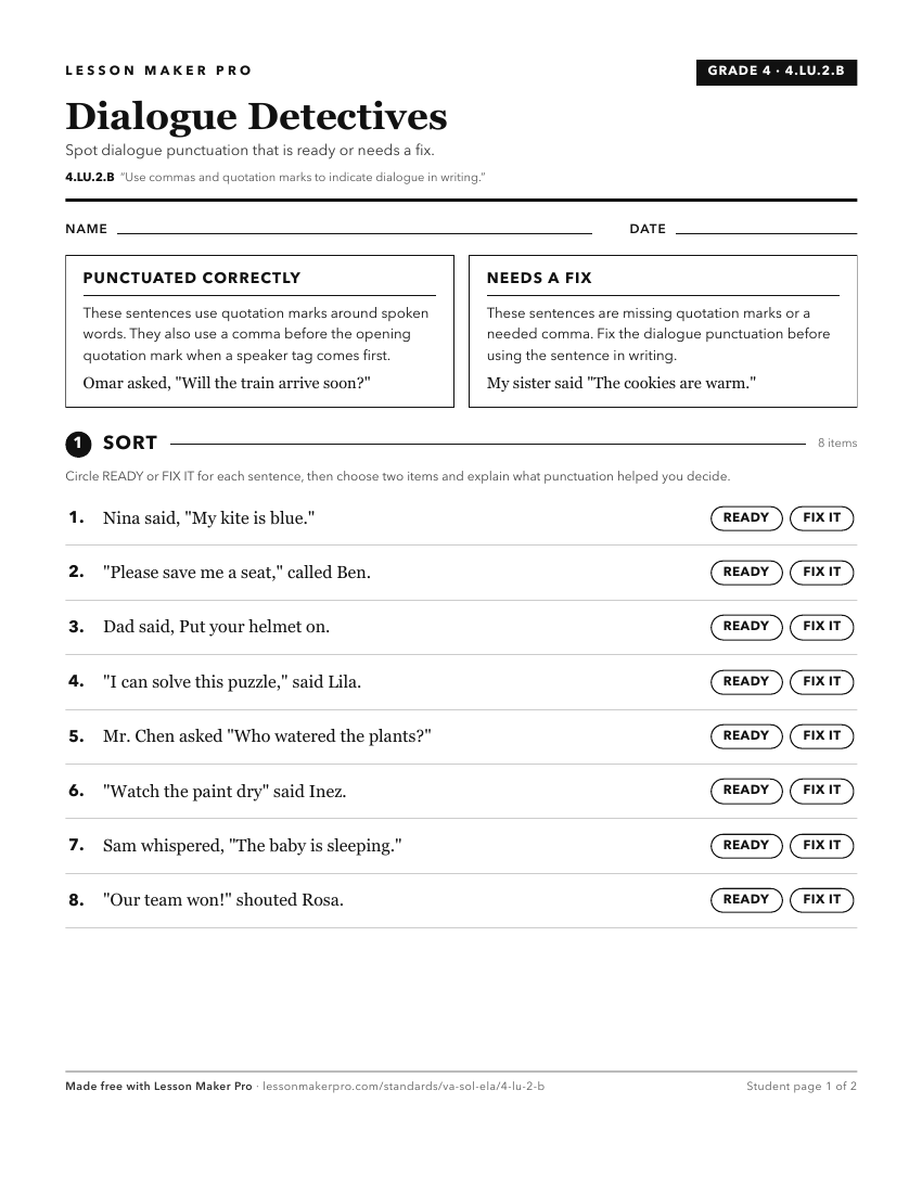 Preview of the 4.LU.2.B printable worksheet