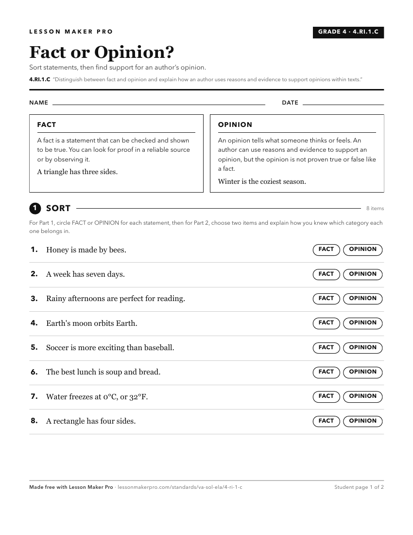 Preview of the 4.RI.1.C printable worksheet