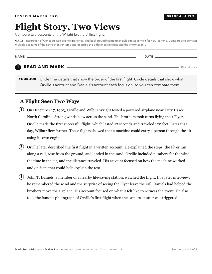 Preview of the 4.RI.3 printable worksheet