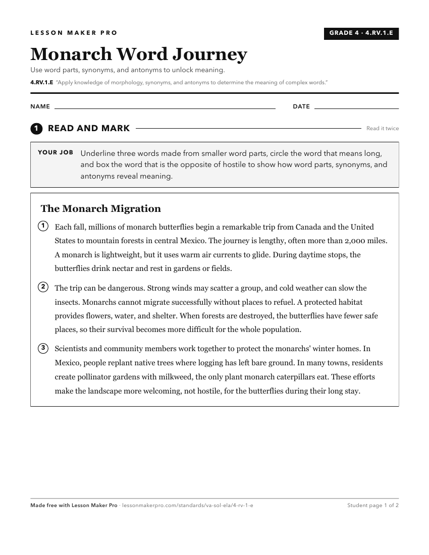 Preview of the 4.RV.1.E printable worksheet