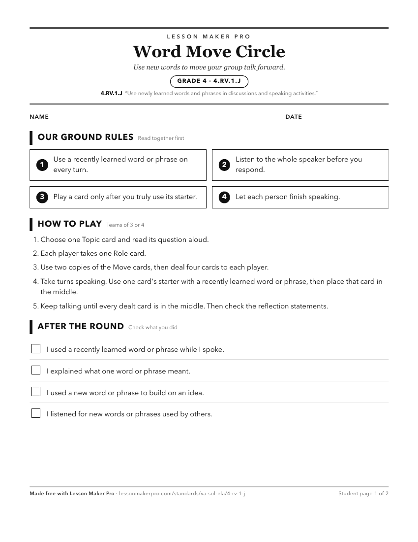 Preview of the 4.RV.1.J printable worksheet