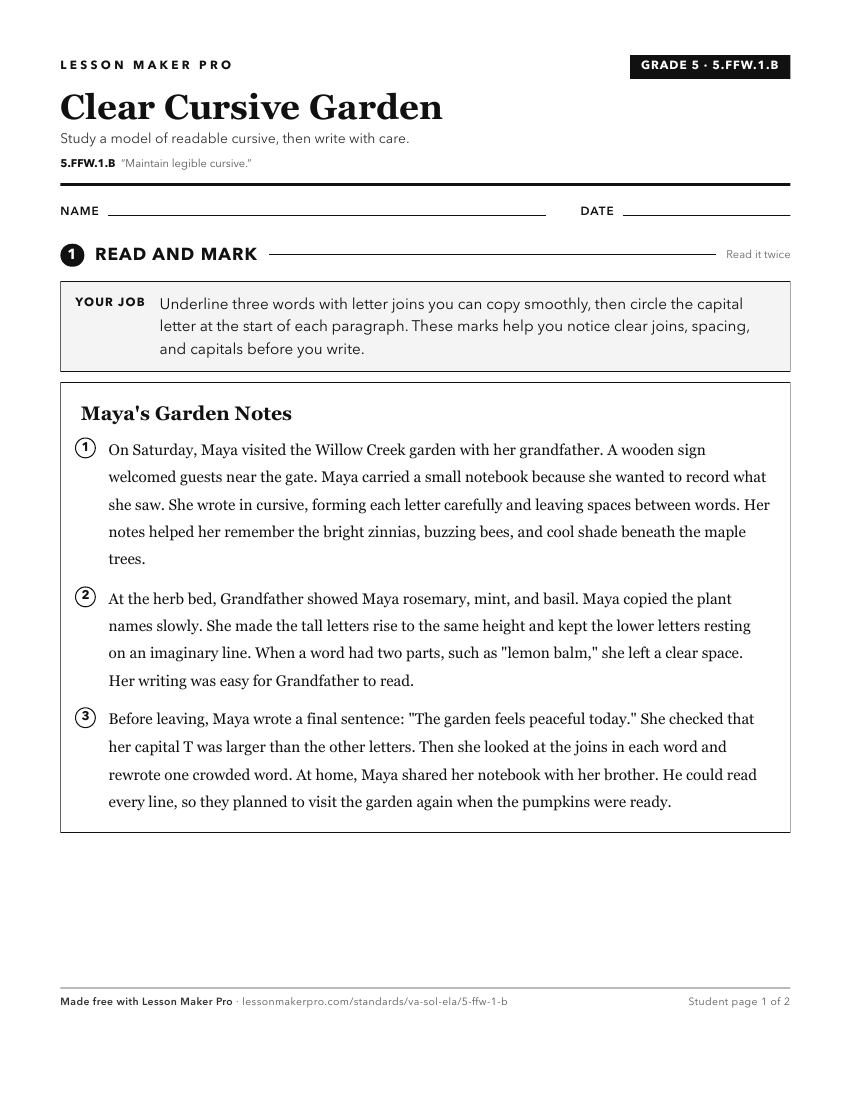 Preview of the 5.FFW.1.B printable worksheet