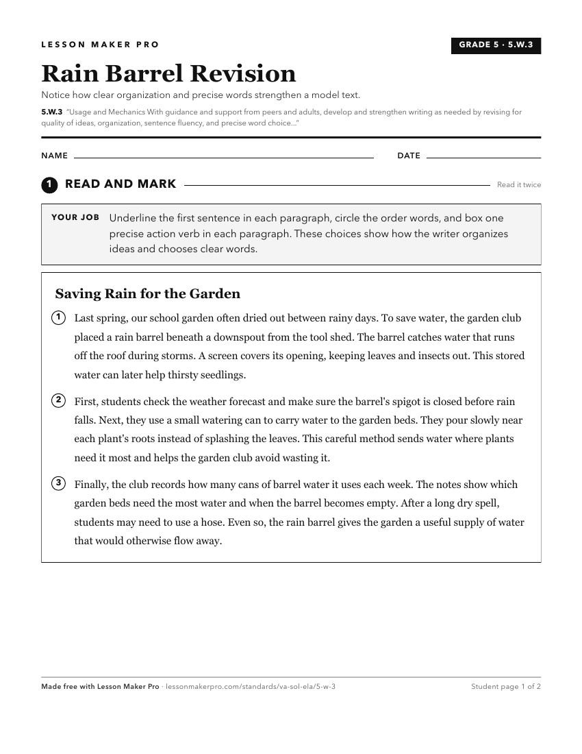 Preview of the 5.W.3 printable worksheet