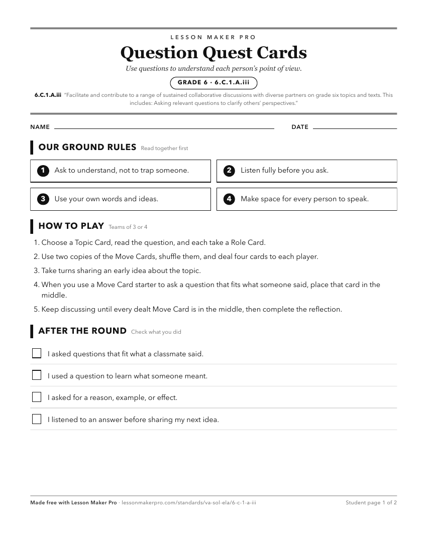 Preview of the 6.C.1.A.iii printable worksheet