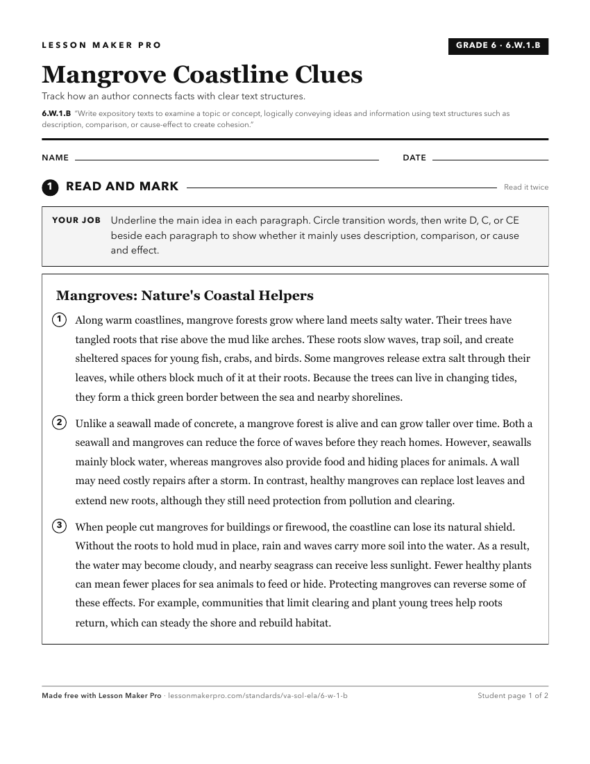 Preview of the 6.W.1.B printable worksheet
