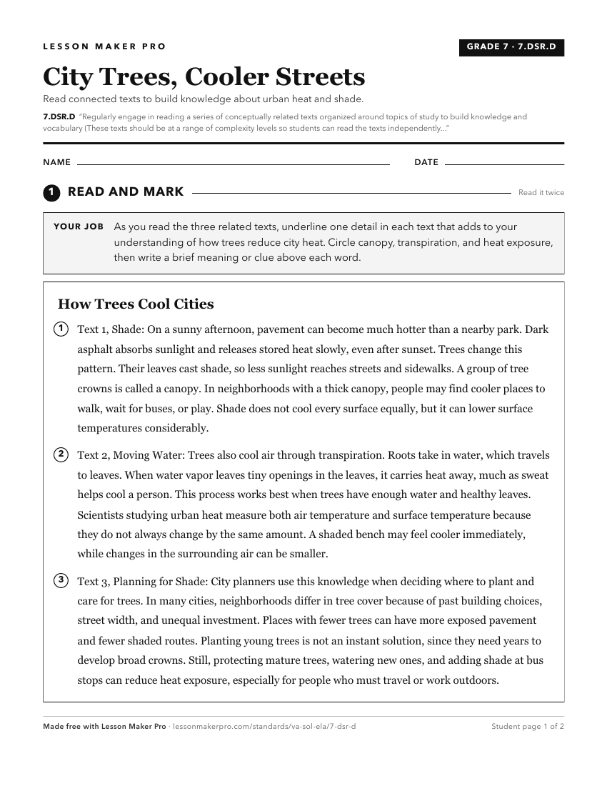 Preview of the 7.DSR.D printable worksheet
