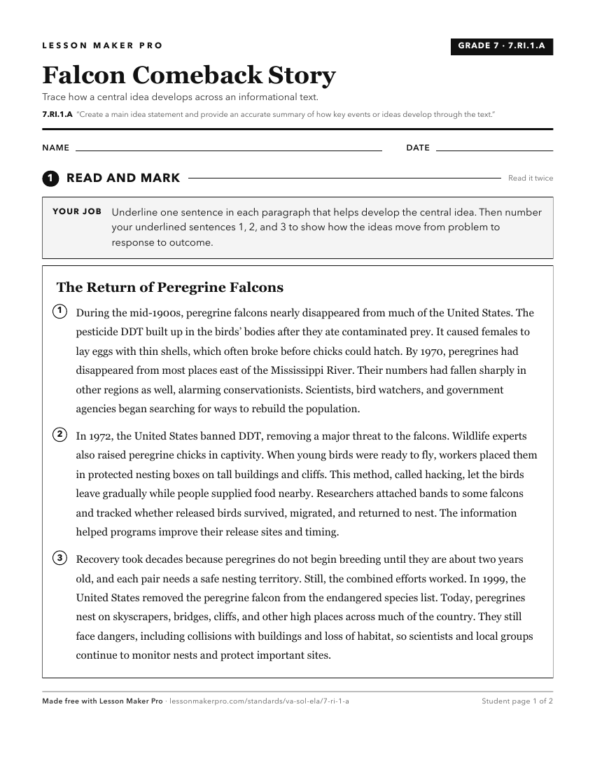 Preview of the 7.RI.1.A printable worksheet