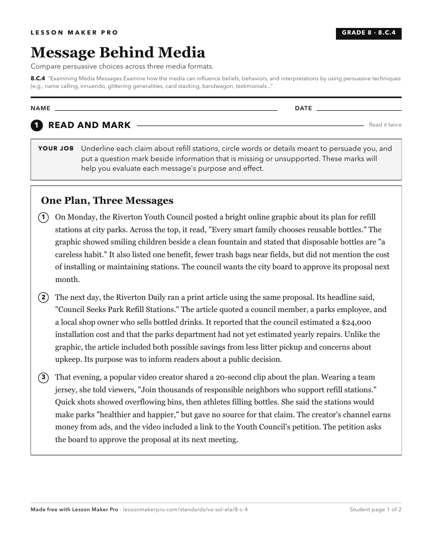 Preview of the 8.C.4 printable worksheet