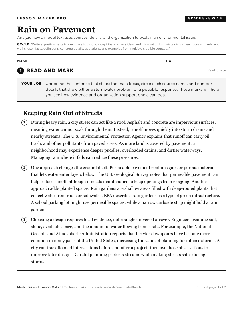 Preview of the 8.W.1.B printable worksheet