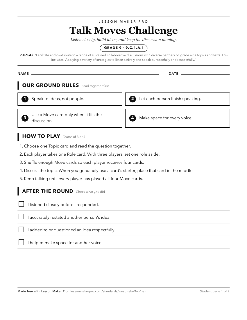Preview of the 9.C.1.A.i printable worksheet
