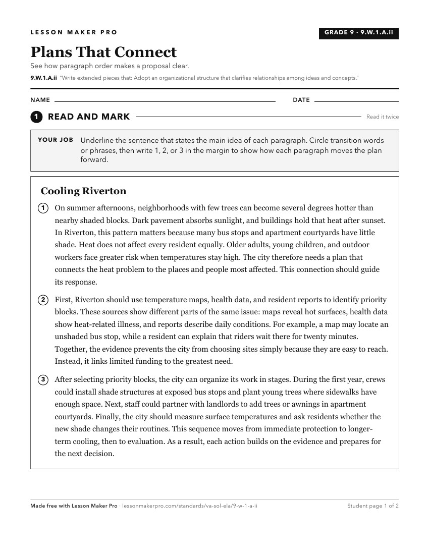 Preview of the 9.W.1.A.ii printable worksheet