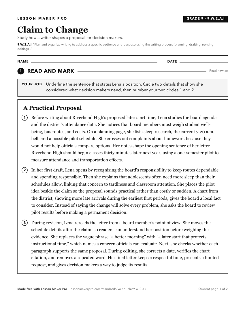 Preview of the 9.W.2.A.i printable worksheet