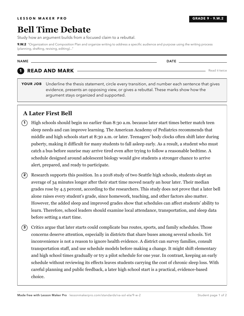 Preview of the 9.W.2 printable worksheet