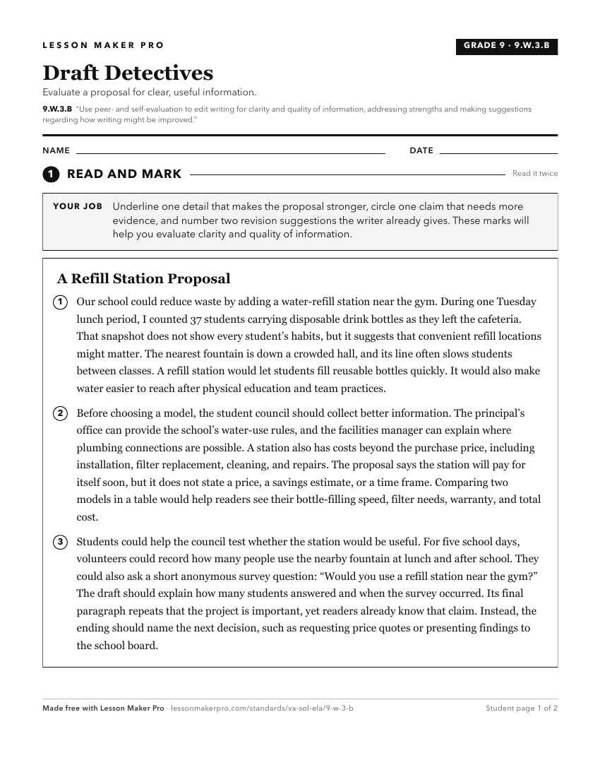 Preview of the 9.W.3.B printable worksheet