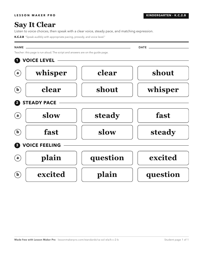 Preview of the K.C.2.B printable worksheet