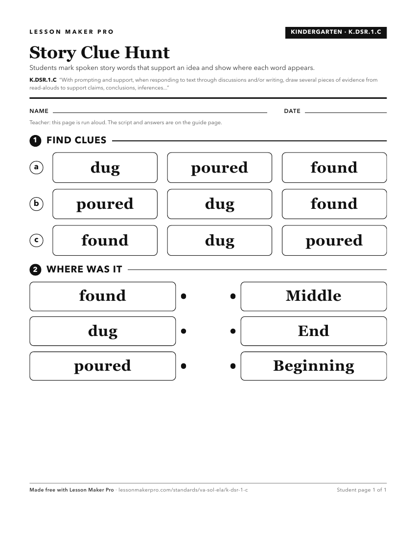 Preview of the K.DSR.1.C printable worksheet
