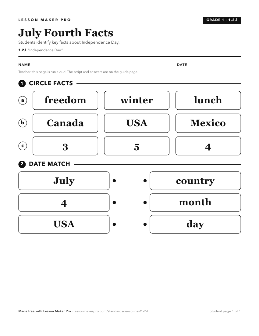Preview of the 1.2.l printable worksheet