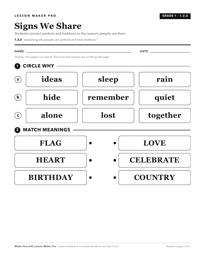 Preview of the 1.3.d printable worksheet