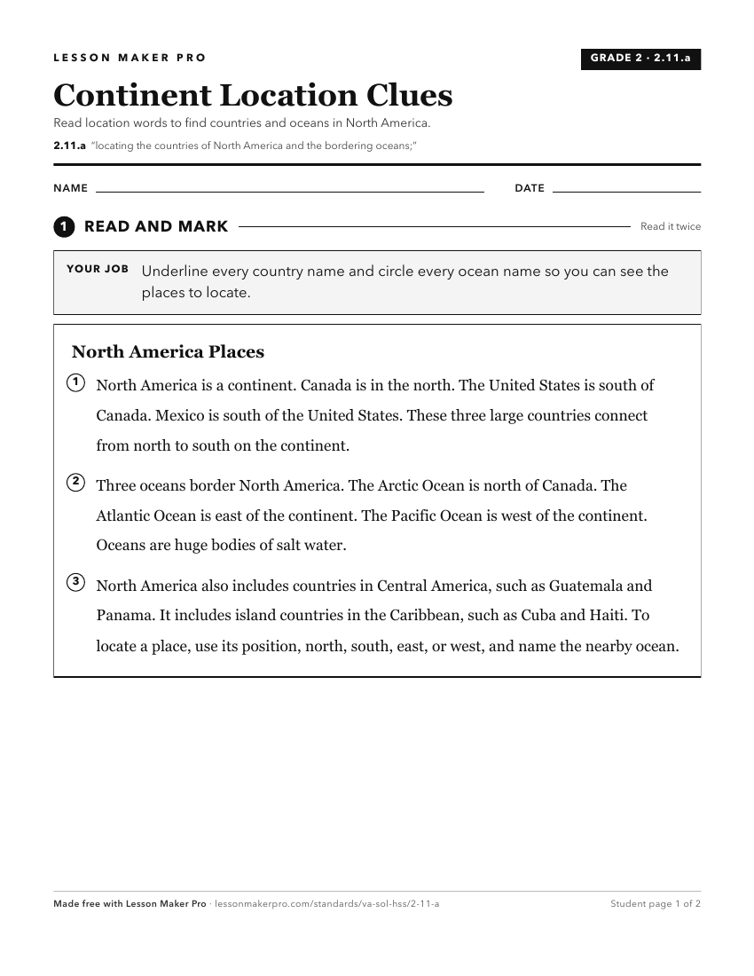 Preview of the 2.11.a printable worksheet